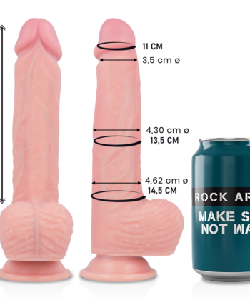 ROCKARMY - DILDO SILICONE LÍQUIDO PREMIUM SPITFIRE 21 CM -O- 4.62 CM