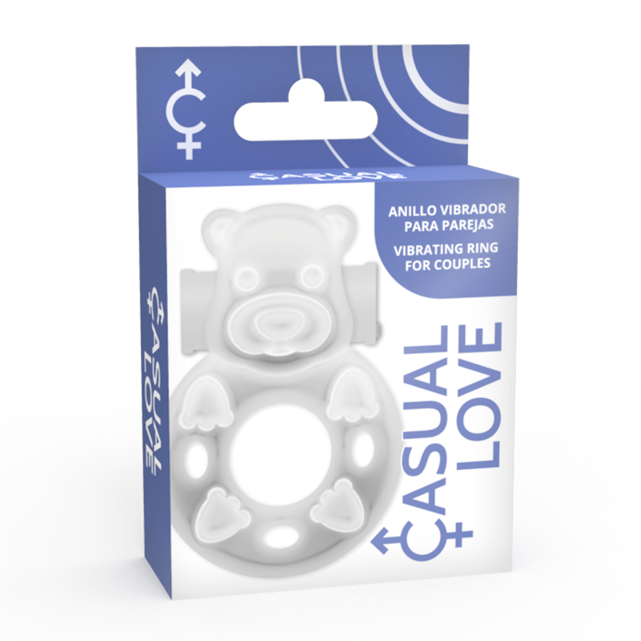 CASUAL LOVE - 26 ANEL DE VIBRADOR DE COELHO TRANSPARENTE - Image 2