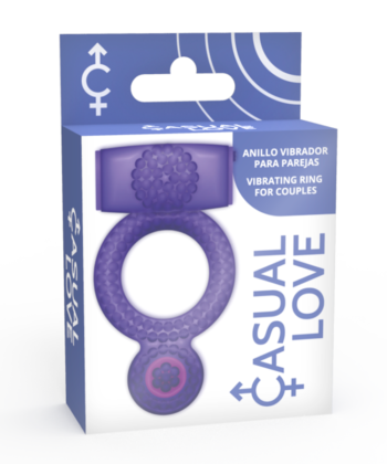 Visão alternativa de CASUAL LOVE - ANEL DOUBLE PLEASURE LILAC