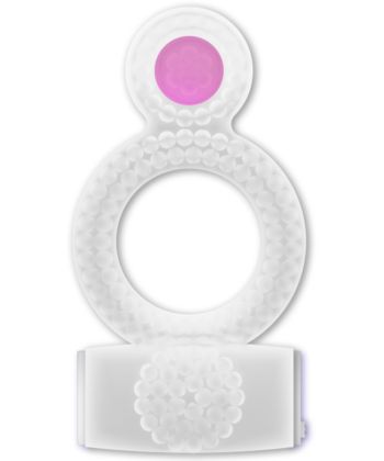 CASUAL LOVE - ANEL DUPLO PRAZER TRANSPARENTE