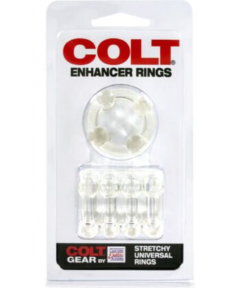 Visão alternativa de CALEXOTICS - ANÉIS COLT ENHANCER TRANSPARENTES