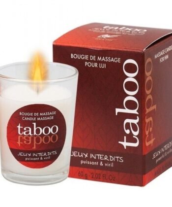 RUF - VELA DE MASSAGEM TABOO PARA ELE JEUX INTERDITS AROMA DE LÍQUEN SELVAGEM