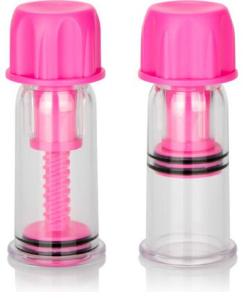 CALEXOTICS - VENTOSA DE SUCÇÃO DE MAMILOS VACCUM TWIST ROSA