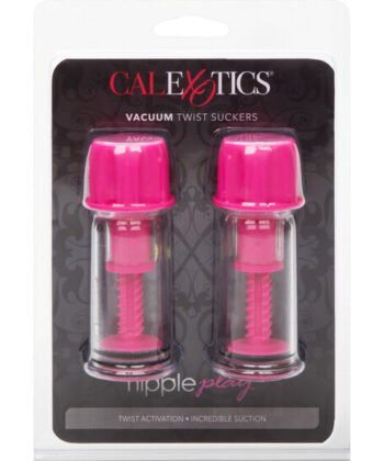 Visão alternativa de CALEXOTICS - VENTOSA DE SUCÇÃO DE MAMILOS VACCUM TWIST ROSA