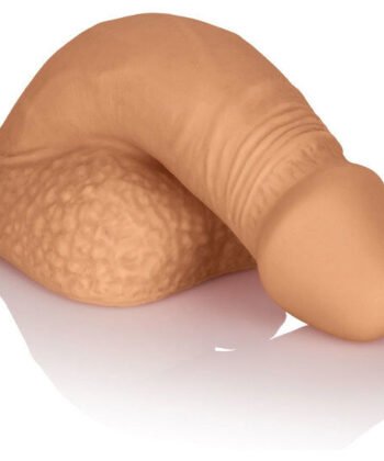 CALEXOTICS - EMBALAGEM DE SILICONE PÊNIS 12.75 CM CARAMELO
