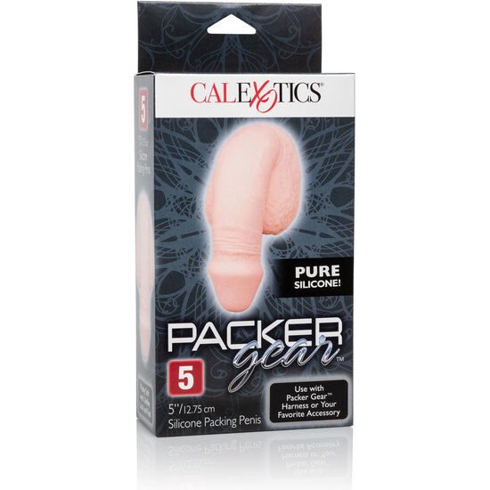 CALEXOTICS - EMBALAGEM DE SILICONE PÊNIS 12.75 CM CARNE - Imagem 4