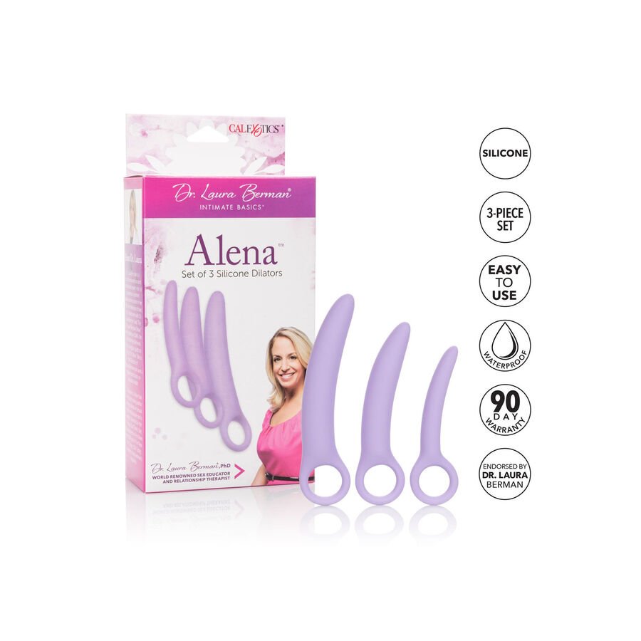 CALEXOTICS - DR LAURA BERMAN ALENA CONJUNTO DE 3 DILATADORES DE SILICONE - Imagem 4
