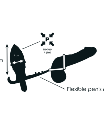 ADDICTED TOYS - PLUG ANAL COM ANEL DUPLO PRETO - Image 4