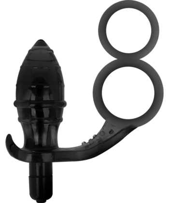 ADDICTED TOYS - PLUG ANAL COM ANEL DUPLO PRETO - Image 3