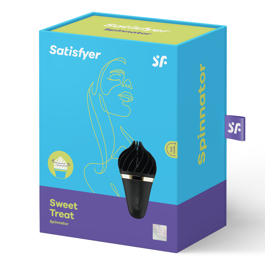 SPINNATOR SATISFYER DOCE DELEITE - PRETO - Image 5