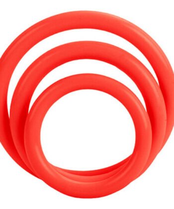 CALEXOTICS - CONJUNTO DE TRI-ANÉIS VERMELHO