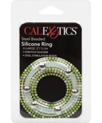 Visão alternativa de CALEXOTICS - ANEL DE SILICONE COM FRESAS DE AO XL