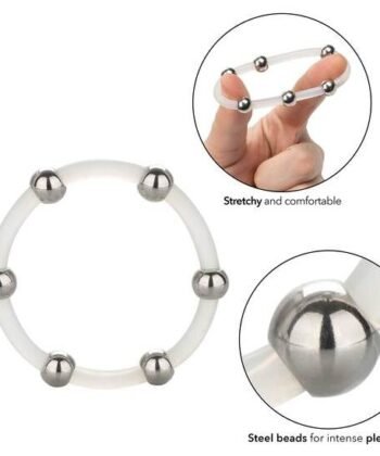 CALEXOTICS - ANEL DE SILICONE COM FRESAS DE AO XL - Imagem 4