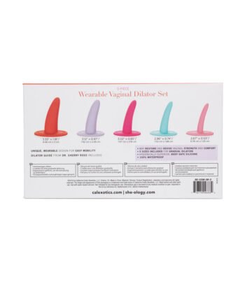 CALEXOTICS - KIT 5 PCS DILATADORES VAGINAIS OU ANAIS MULTICOLOR - Imagem 3