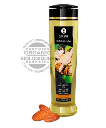 SHUNGA - ACEITE DE MASAJE ORGÁNICO ALMENDRA 240 ML