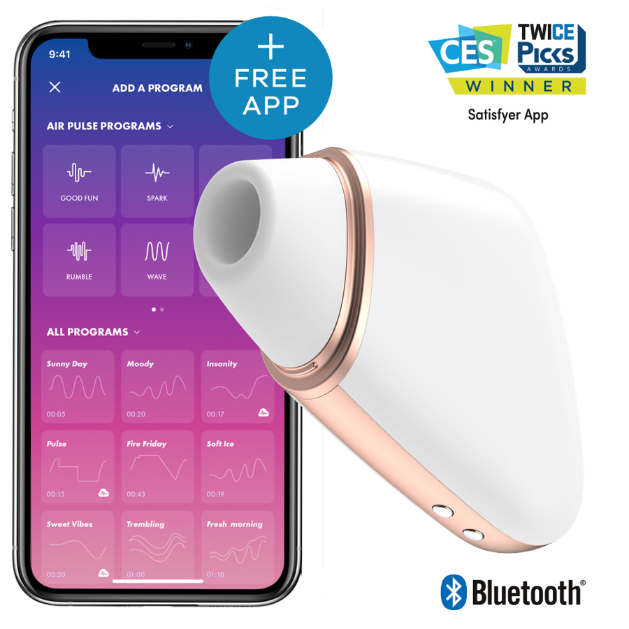 SATISFYER CONNECT LOVE TRIANGLE - BLACK