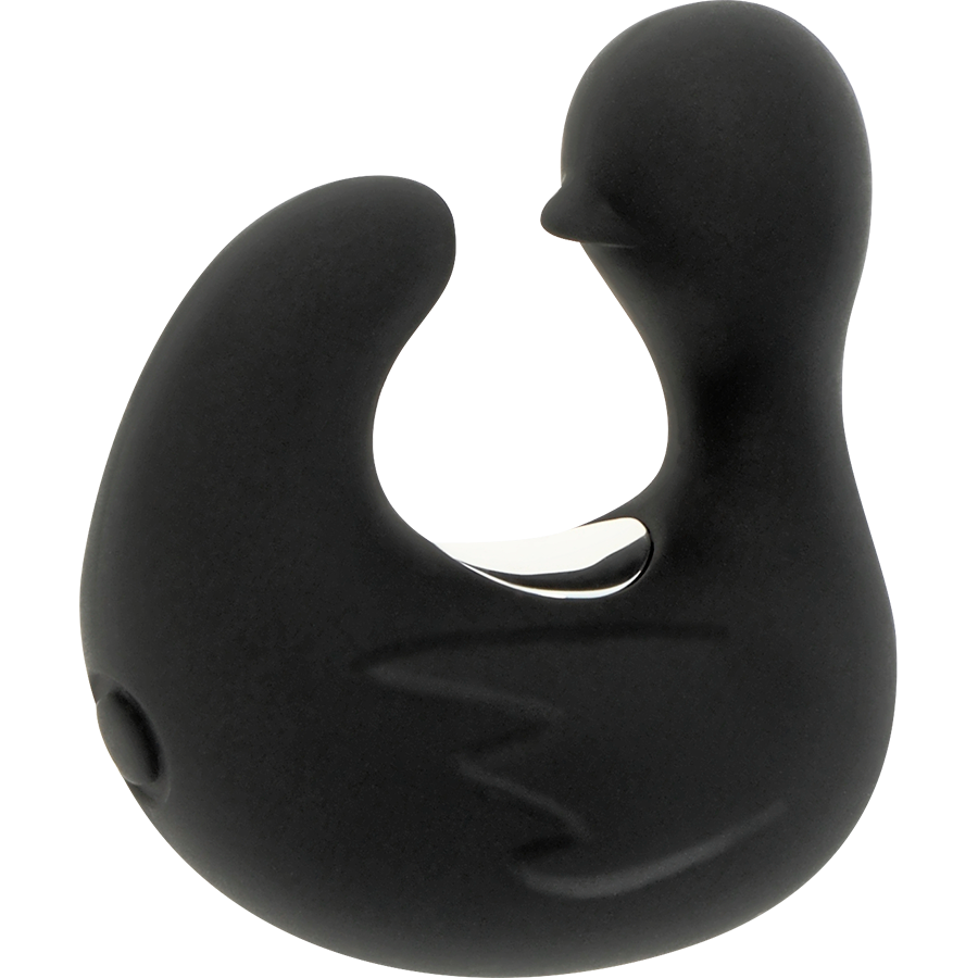 BLACK&SILVER - DEDAL DE PATO ESTIMULANTE DE SILICONE RECARREGÁVEL DUCKYMANIA - Imagem 5