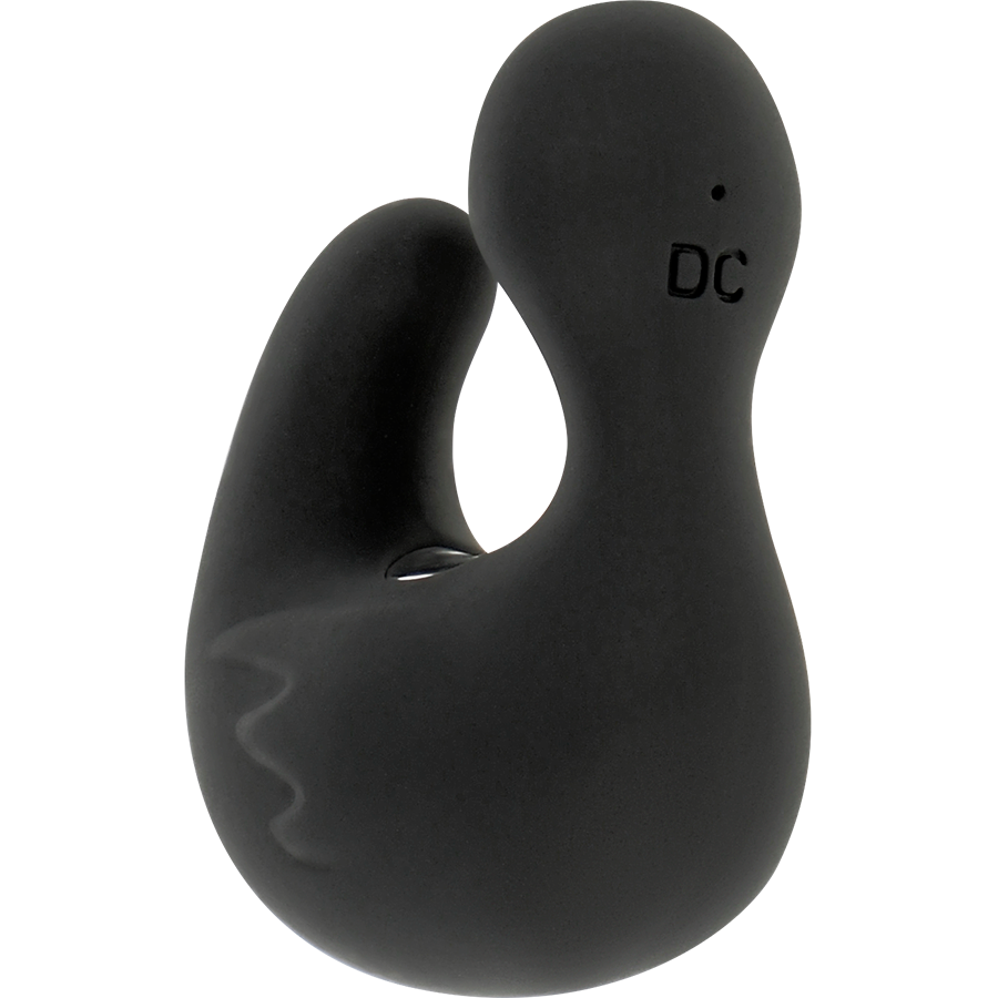 BLACK&SILVER - DEDAL DE PATO ESTIMULANTE DE SILICONE RECARREGÁVEL DUCKYMANIA - Imagem 3