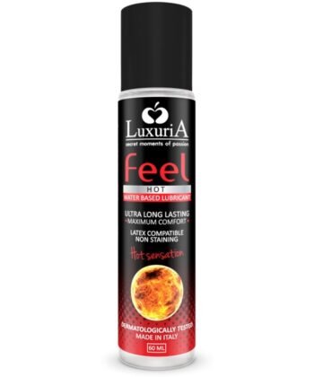 INTIMATELINE - LUXURIA FEEL HOT SENSATION LUBRICANTE BASE AGUA EFECTO CALOR 60 ML