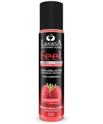 INTIMATELINE - LUXURIA FEEL LUBRIFICANTE BASE DE GUA DE MORANGO 60 ML