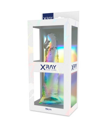 Alternative view of X RAY - DILDO TRANSPARENTE 19 CM -O- 4 CM