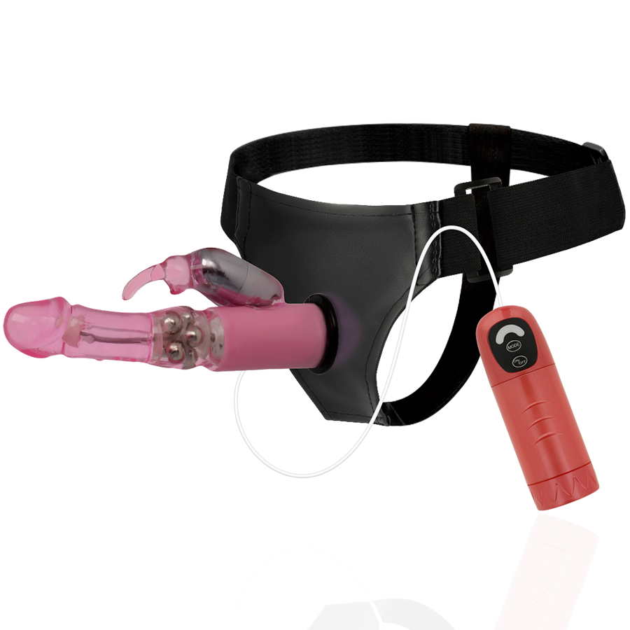 HARNESS ATTRACTION - RNES DANIEL COM VIBRAO E ROTAO 18 CM -O- 3.5 CM - Imagem 2