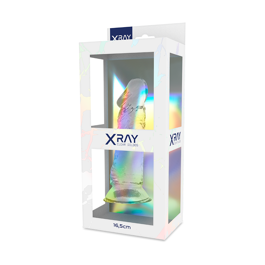 XRAY CLEAR DILDO TRANSPARENTE 16.5CM X 4CM - Image 3