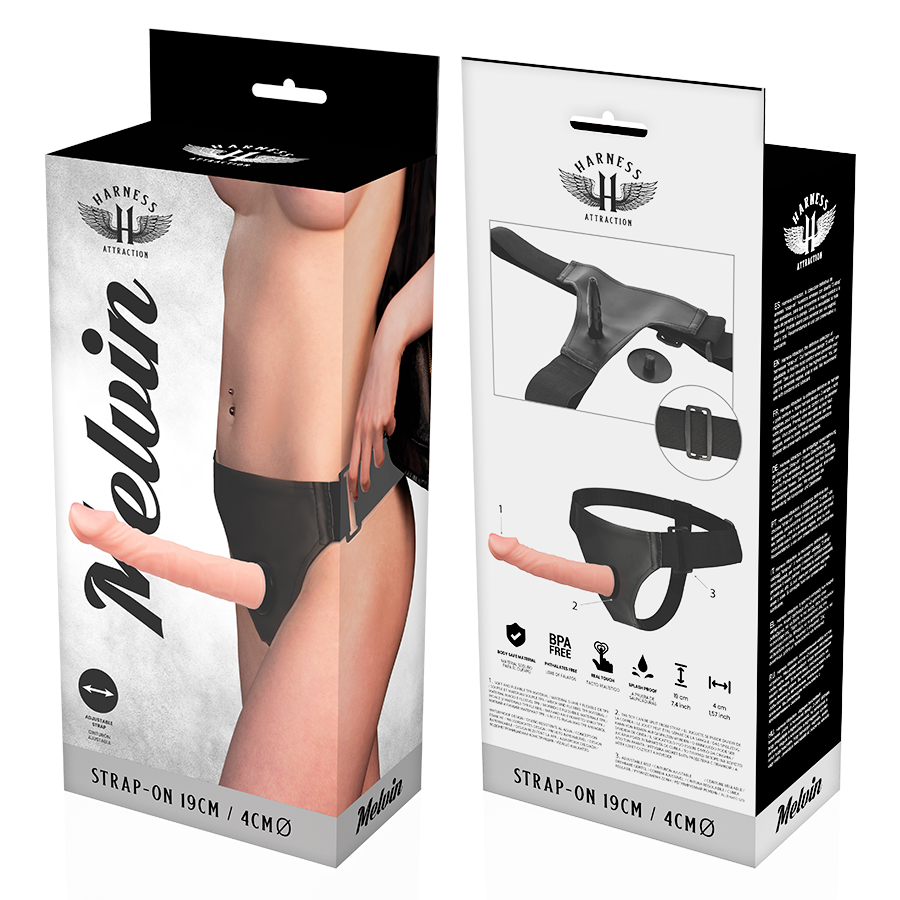 HARNESS ATTRACTION - ARNÉS MELVIN FLESH 19 CM -O- 4 CM - Image 3