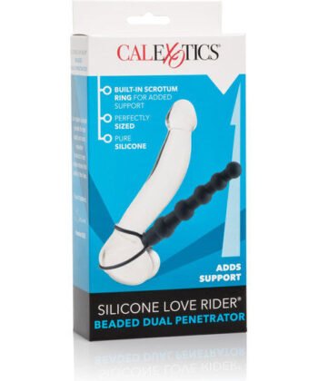 Visão alternativa de CALEXOTICS - BEADED DUPLO PENETRADOR PRETO