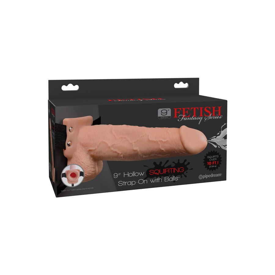 FETISH FANTASY SERIES - ARNÉS CON PENE REALÍSTICO EYACULADOR 22,9CM - Imagem 4