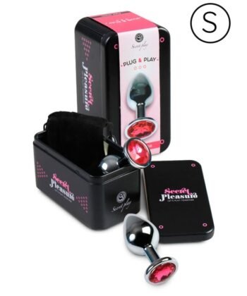 Visão alternativa de SECRETPLAY - PLUG ANAL ALUMINIO FUCSIA 7 CM