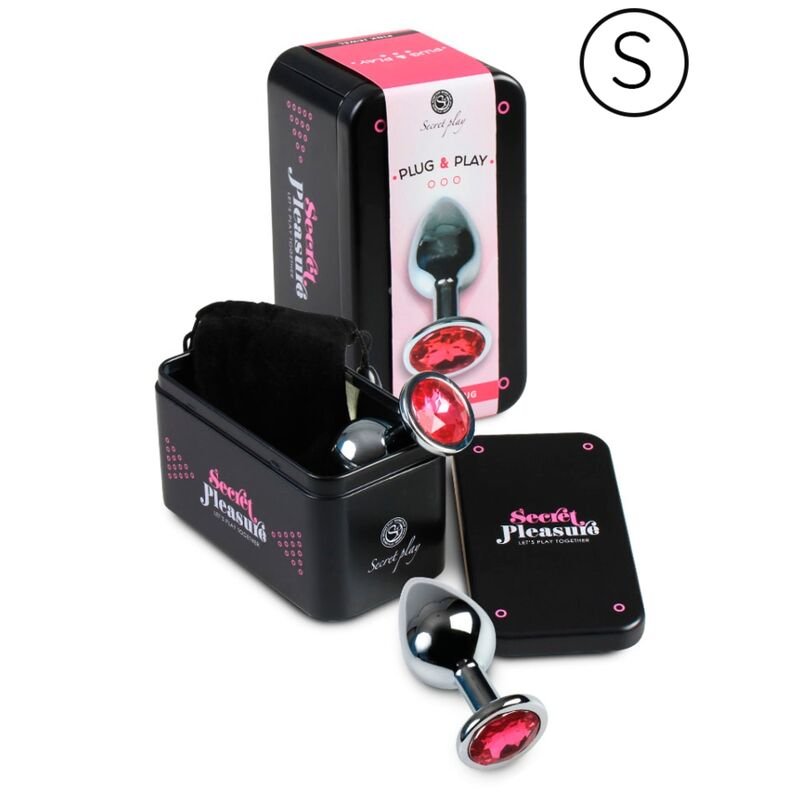 SECRETPLAY - PLUG ANAL ALUMÍNIO FÚCSIA 7 CM - Imagem 2
