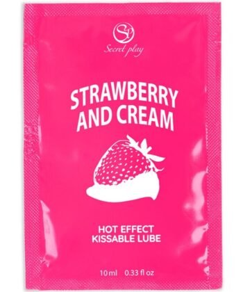 SECRETPLAY - MONODOSIS LUBRICANTE FRESAS & NATA 10 ML