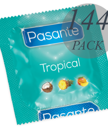 Visão alternativa de PASANTE - DE PRESERVATIVOS SABORES TROPICAIS 144 UNIDADES