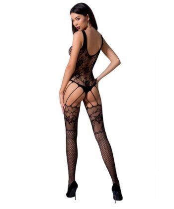 Visão alternativa de PASSION - WOMAN BS074 BODYSTOCKING TALLA UNICA ROJO