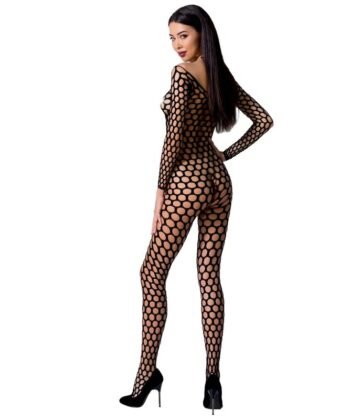Visão alternativa de PASSION - WOMAN BS077 BODYSTOCKING TALLA UNICA NEGRO
