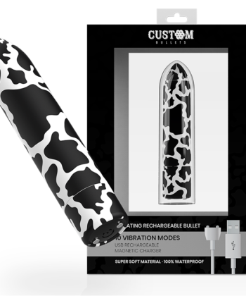 CUSTOM BULLETS - BALAS RECARREGÁVEIS VACA 10 INTENSIDADES