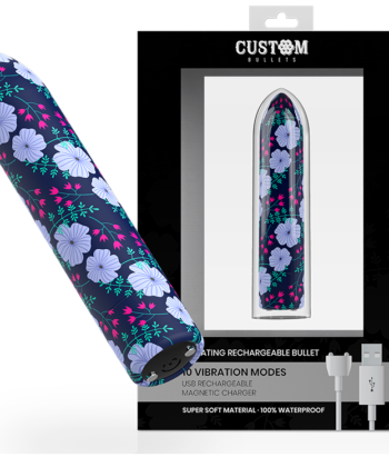 CUSTOM BULLETS - PERSONALIZADAS BALAS RECARREGÁVEIS PRIMAVERA 10 INTENSIDADES