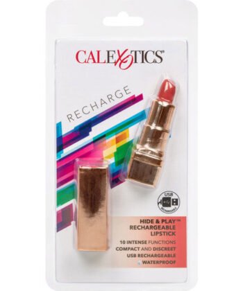 Visão alternativa de CALEXOTICS - BATOM RECARREGVEL BALA HIDE & PLAY VERMELHO