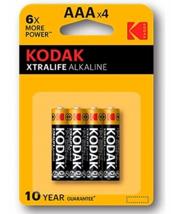 KODAK - BATERIA ALCALINA XTRALIFE AAA LR03 * 4