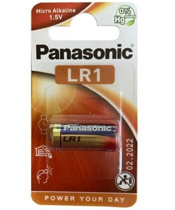 PANASONIC - BATERIA ALCALINA LR1 1.5V BLISTER 1 UNIDADE