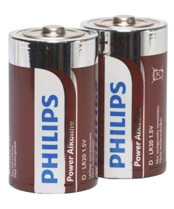 Alternative view of PHILIPS - POWER ALKALINE PILA D LR20 BLISTER * 2