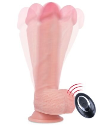 ROCKARMY - VIBRADOR DE SILICONE LÍQUIDO CONTROLE REMOTO PREMIUM APACHE 20.5 CM -O- 4.62 CM