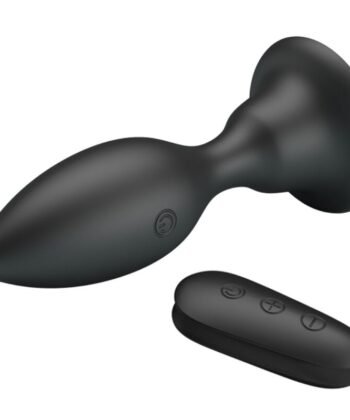 Alternative view of MR PLAY - PLUG ANAL COM CONTROLE REMOTO VIBRAO PRETO
