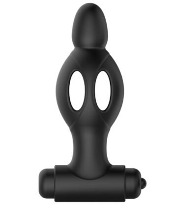 MR PLAY - PLUG ANAL DE SILICONE COM VIBRAÇÃO