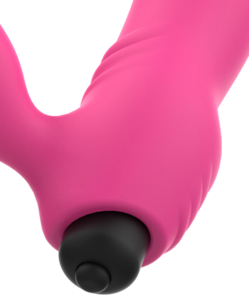 Visão alternativa de OHMAMA - BIX VIBRADOR DOBLE ESTIMULACIÓN XMAS EDITION ROSA