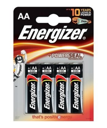 ENERGIZER - BATERIA ALCALINA AA LR6 *4