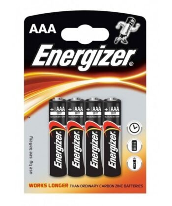 ENERGIZER - BATERIA ALCALINA AAA LR03 *4