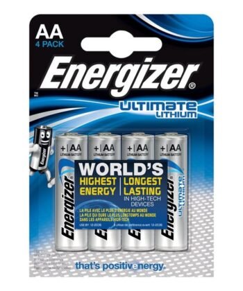 ENERGIZER - ULTIMATE LÍTIO AA L91 LR6 1,5V *4