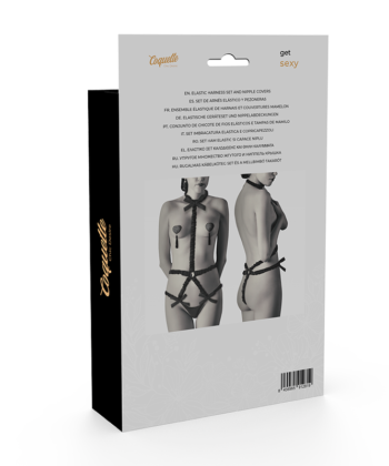 Visão alternativa de COQUETTE CHIC DESIRE - LINGERIE SET CON PEZONERAS DELUXE